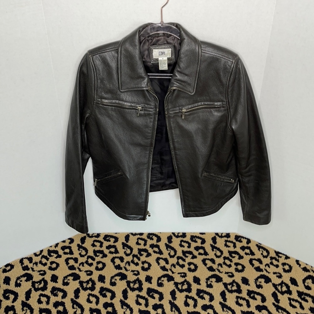 Leather jacket in time for winter!